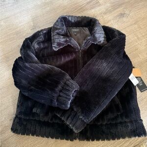 Liverpool Black Faux Fur Jacket